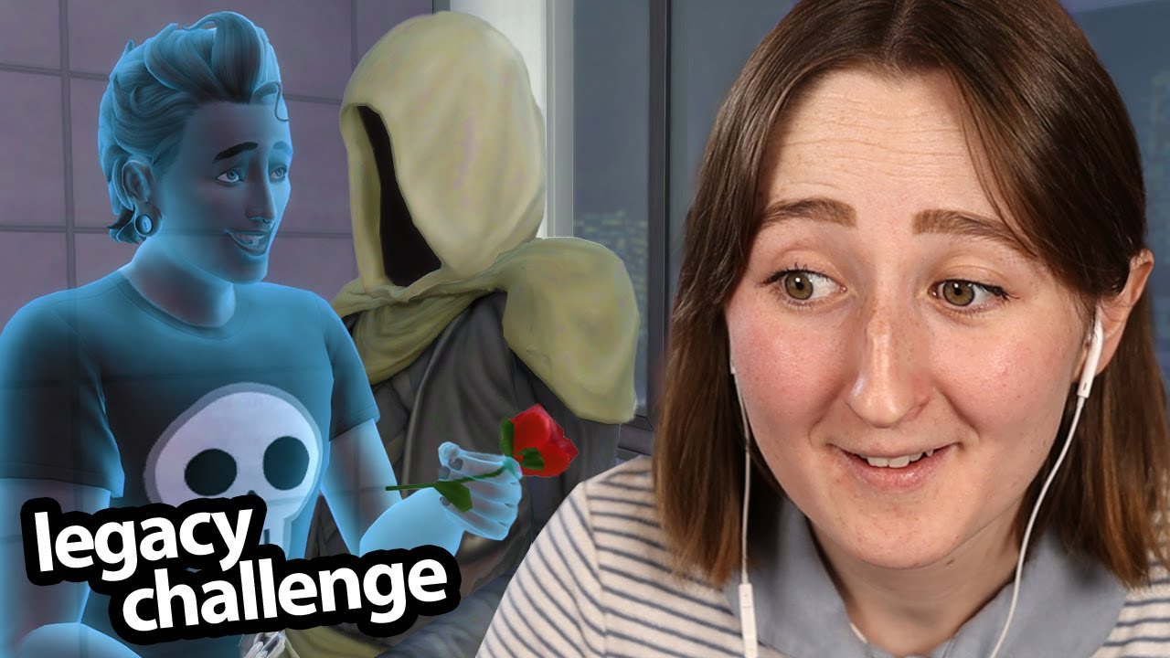 my sim cheated on his boyfriend with the GRIM REAPER | Nightmare Legacy Challenge #59