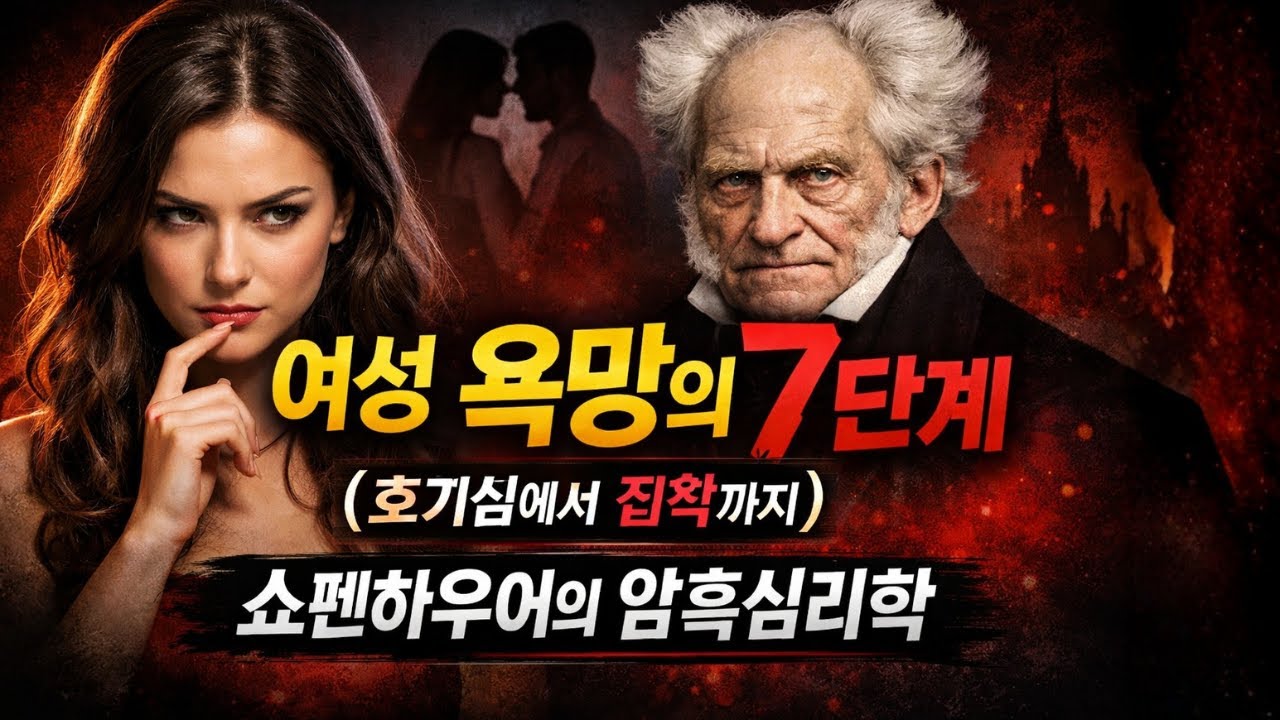 여성 욕망의 7단계 (호기심에서 집착까지) — 쇼펜하우어의 암흑심리학