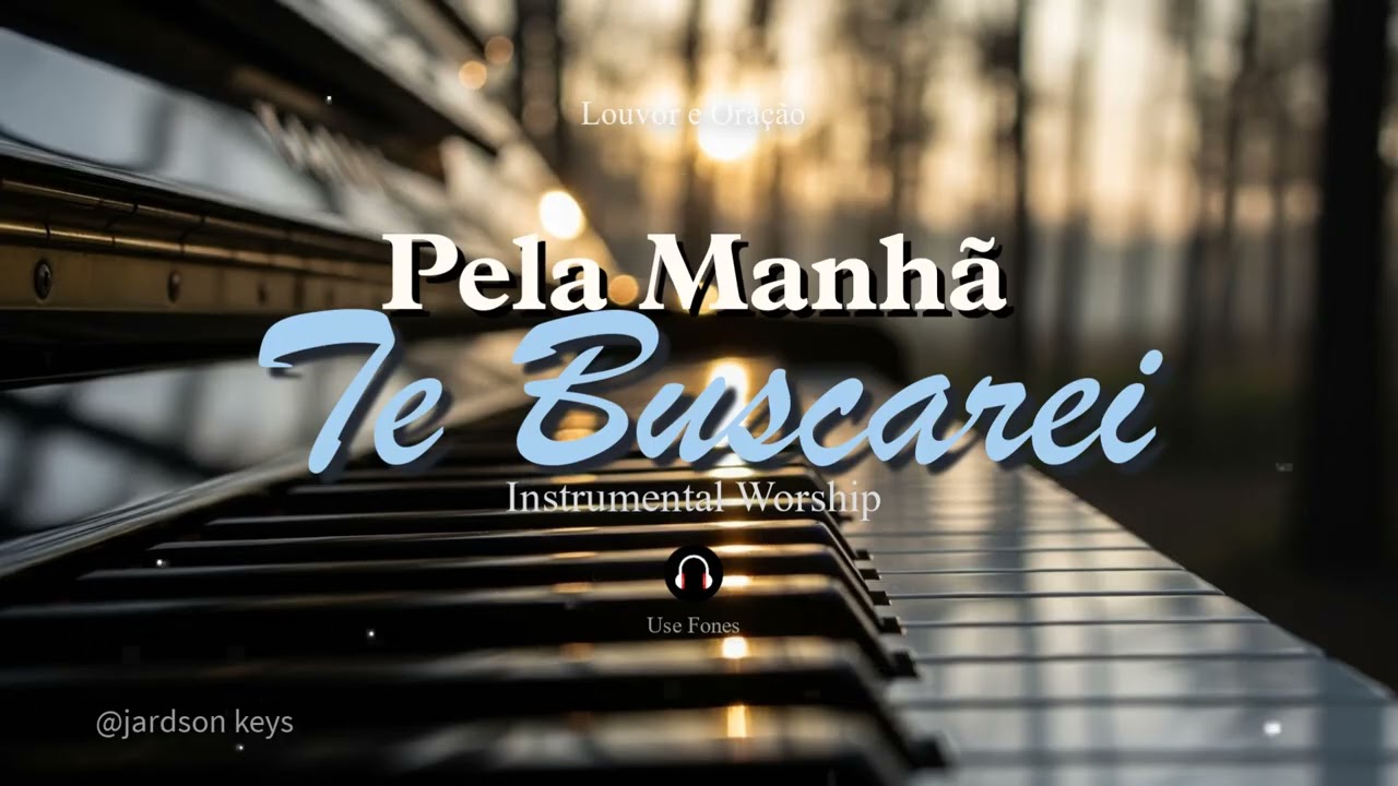 Fundo Musical Para Oração | PELA MANHÃ TE BUSCAREI (Temprano Yo Te Buscaré) | PIANO Worship | 🎵