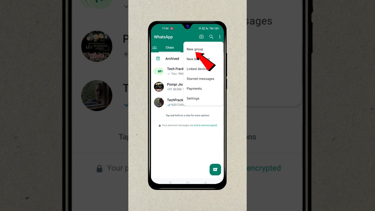 WhatsApp Group Kaise Banaye 2023 😱 How To Create WhatsApp Group 2023 #shorts