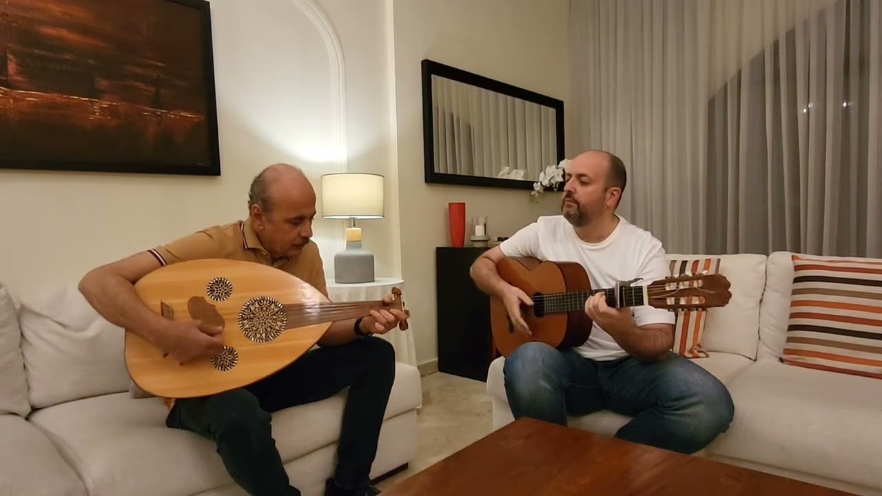 برضه بتوحشني عود و غيتار 