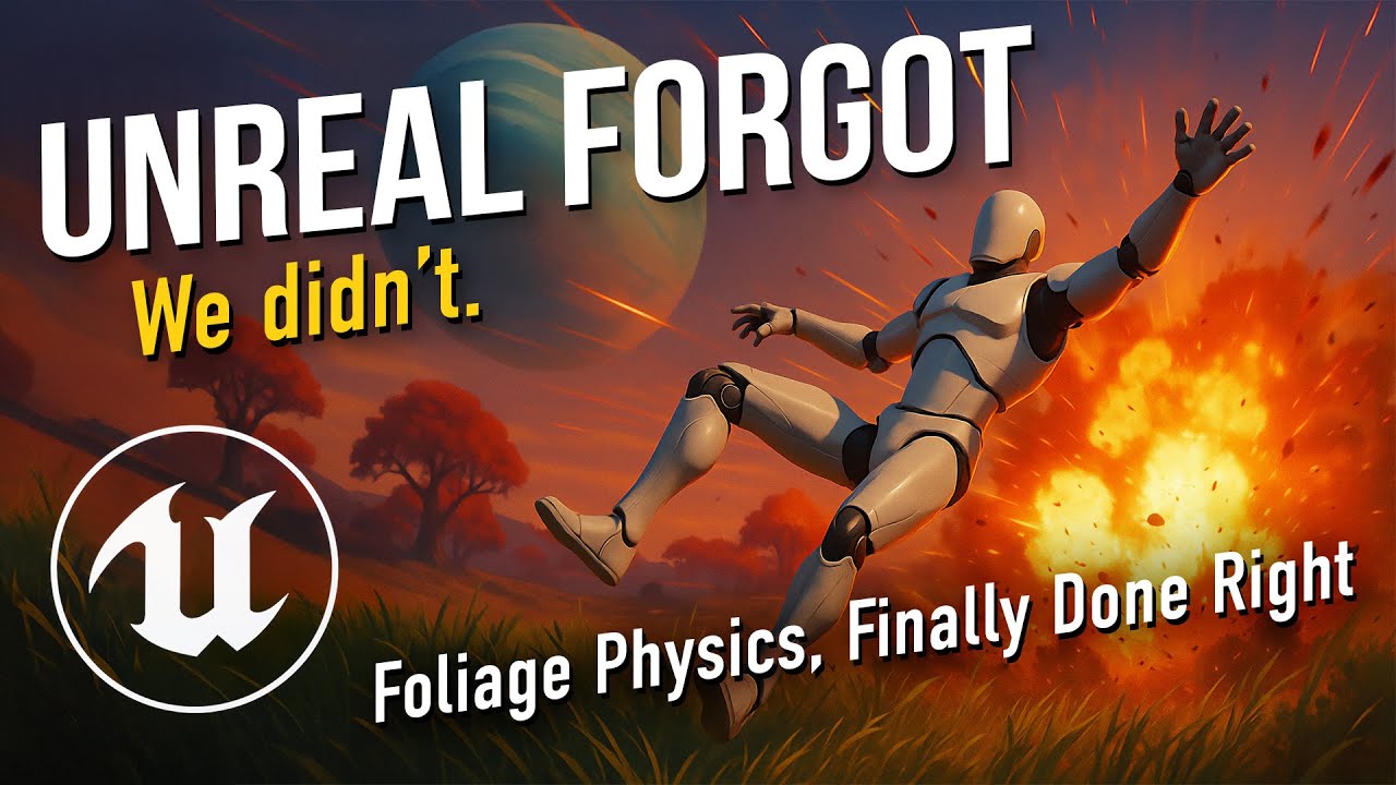 The Interactive Foliage Physics Plugin Unreal Should've Built (UE5)