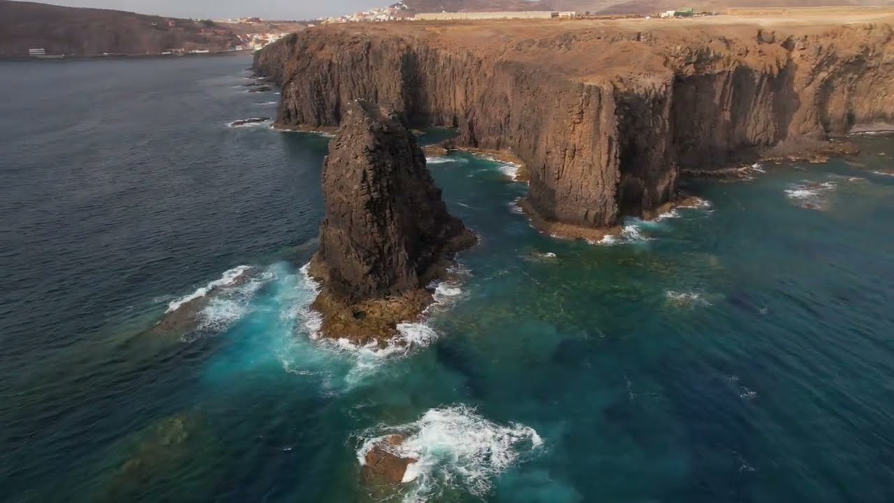 Gran Canaria 4K 🌴 Chill Music for Relaxation | Cinematic Nature & Ocean Views