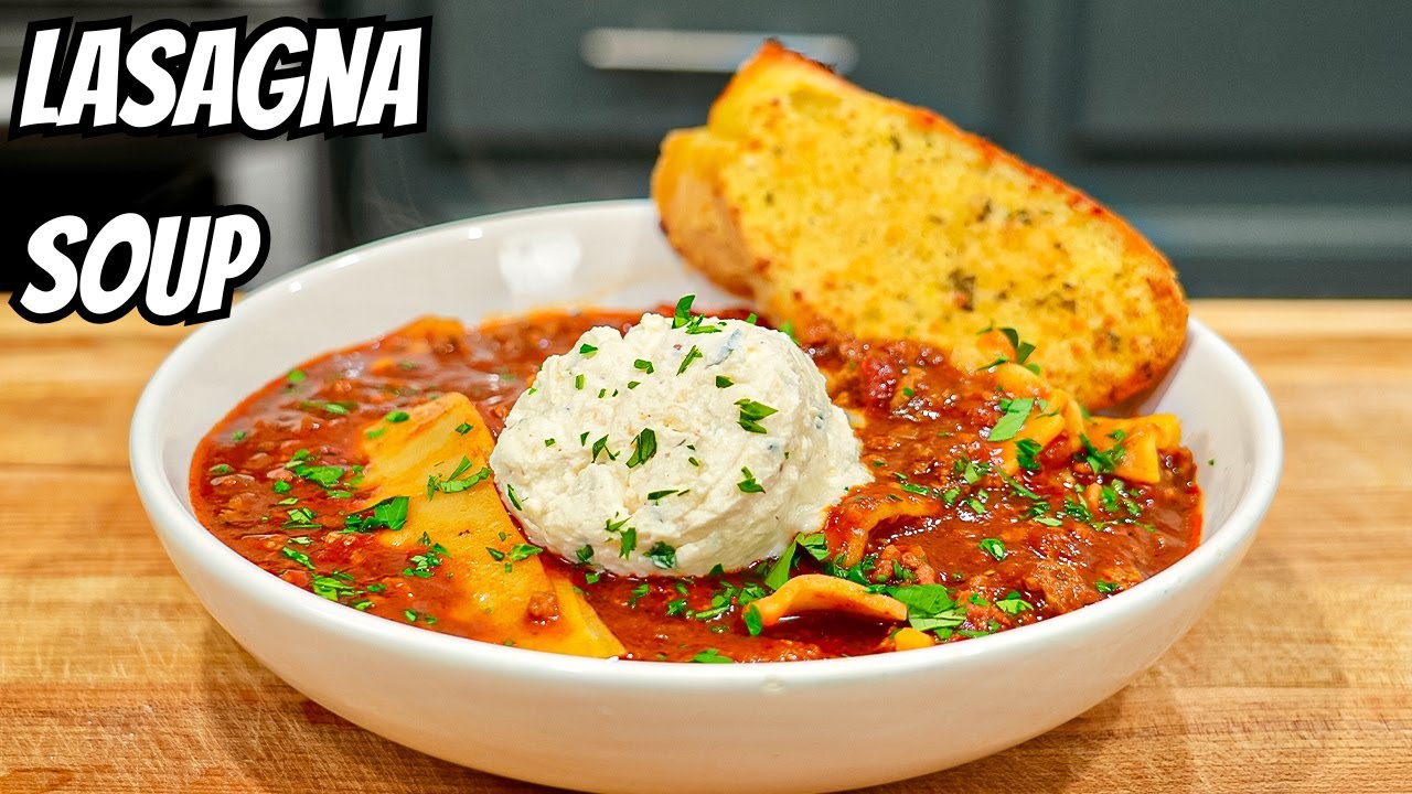 How To Make The Most FLAVORFUL Lasagna Soup EVER!