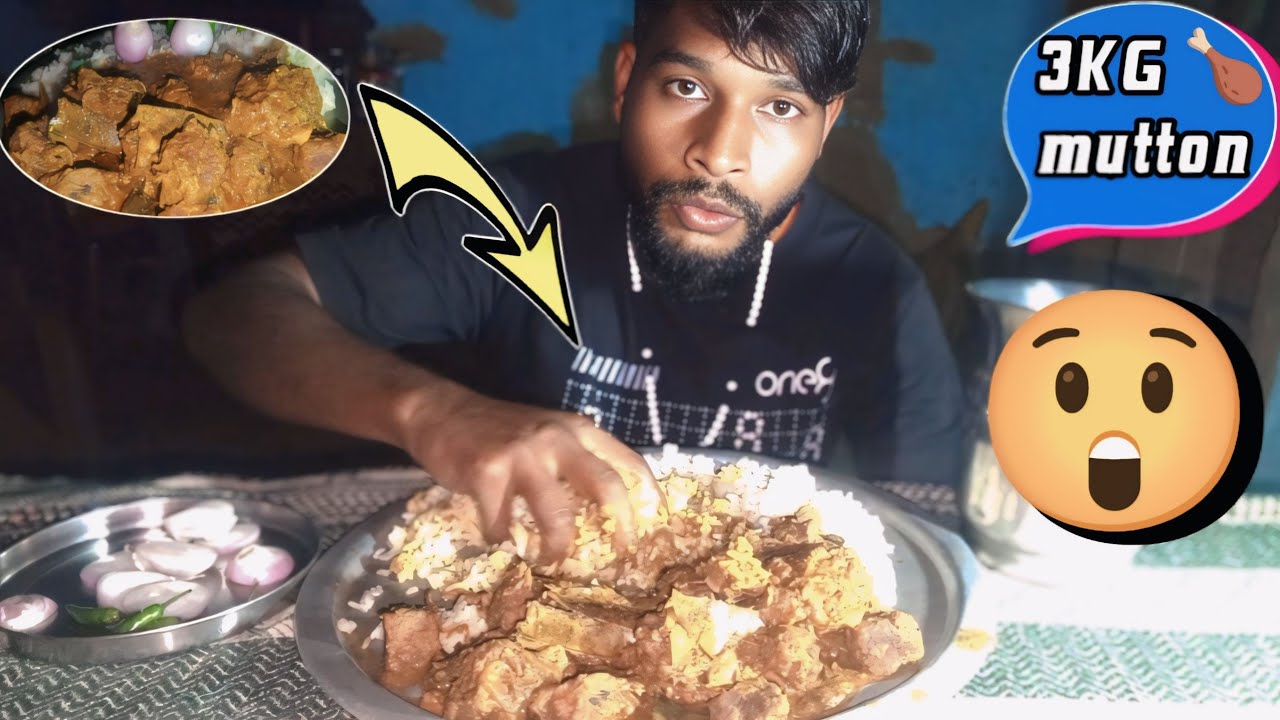❤️‍🔥मटन गोश्त लेग पीस🍲 // 3KG का बड़ा थाली🍗 mutton recipe ?