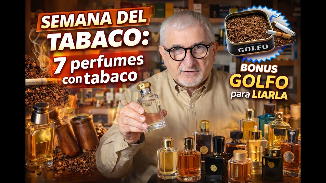 7 PERFUMES CON TABACO (uno para cada día) SEMANA TEMÁTICA + BONUS GOLFO y a ¡LIARLA!