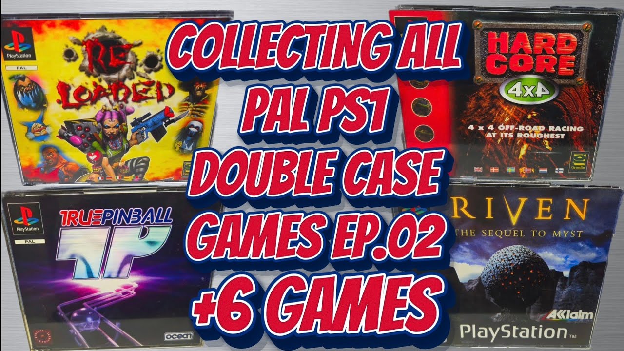 Collecting every PAL PS1 Double Case Game EP.02 +6 Games | RetroVerse