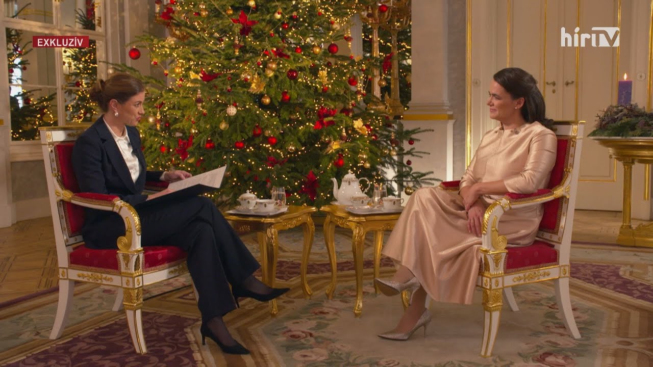 Ünnepi interjú Novák Katalin köztársasági elnökkel - HÍR TV