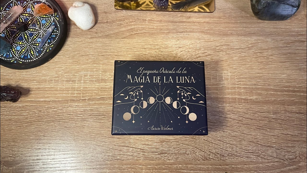 EL PEQUEÑO ORÁCULO DE LA MAGIA DE LA LUNA 🌑🌙🌕✨UNBOXING ✨RESEÑA ✨ORÁCULO✨     ✨VivirBonito🪷