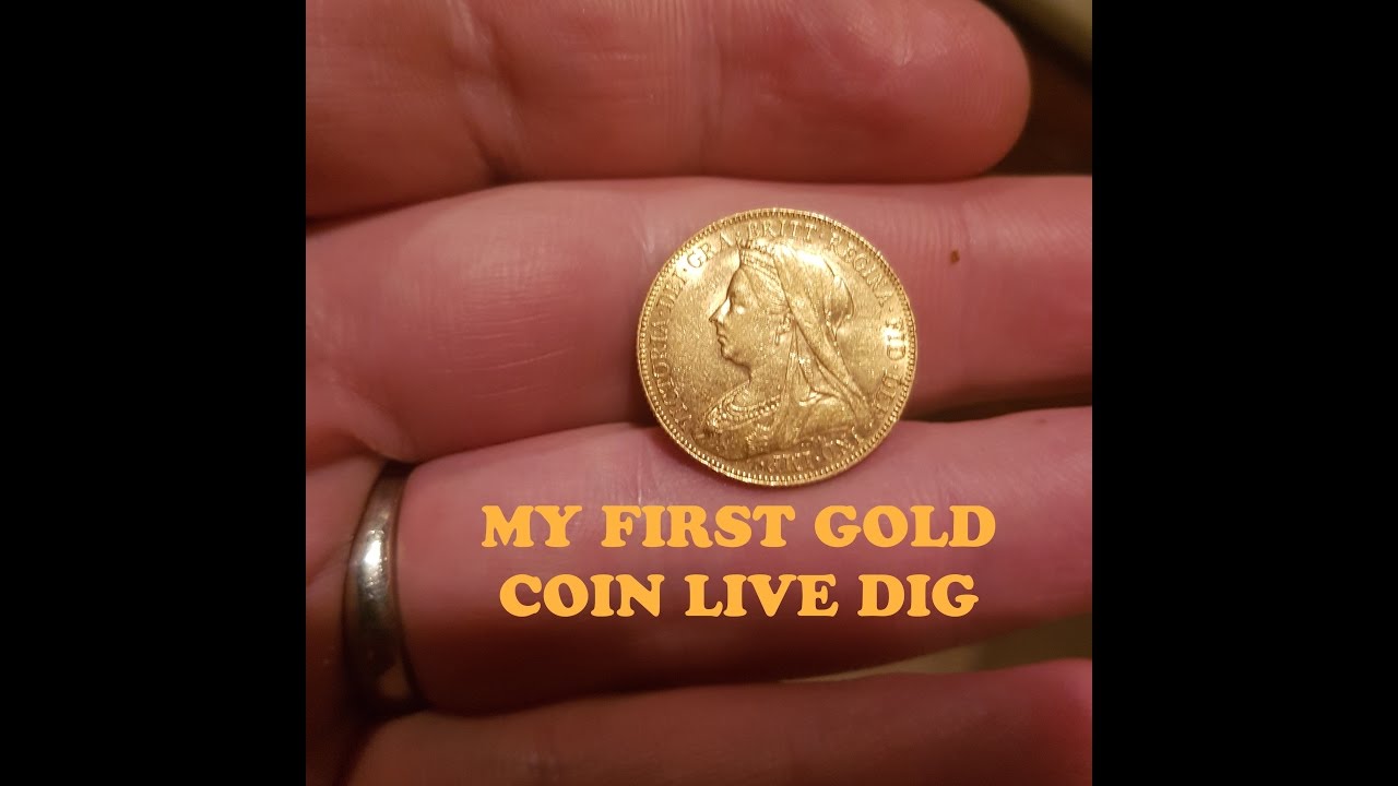 MY FIRST GOLD COIN LIVE DIG WITH THE CTX-3030