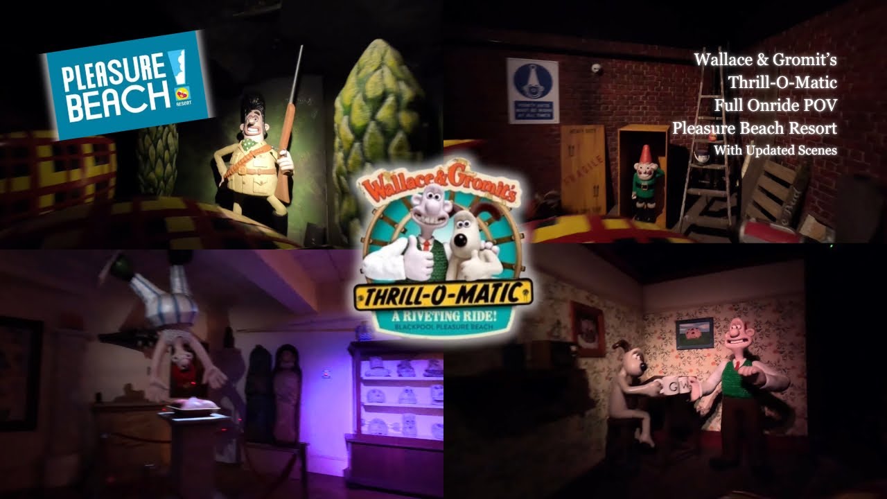 Wallace & Gromit Thrill-O-Matic Onride POV 2026 | Pleasure Beach Resort