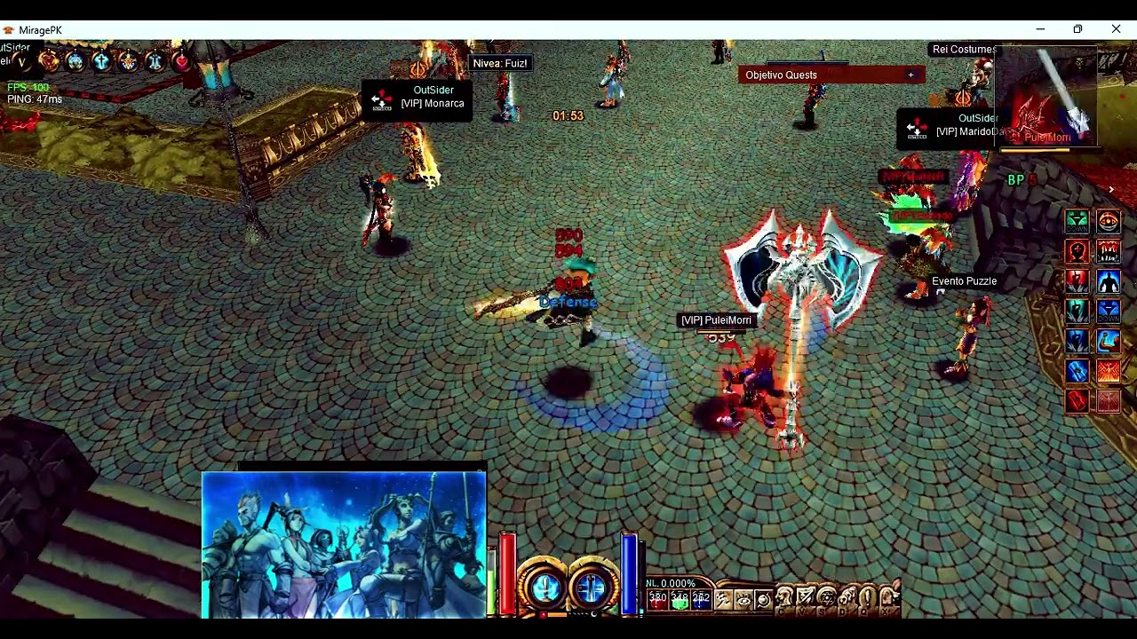 Mirage PK  PVP em Ricartem