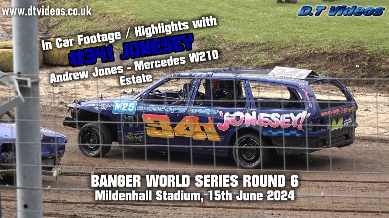 Jonesey 341 @ Mildenhall BWS 2024 | Banger Racing | Highlights