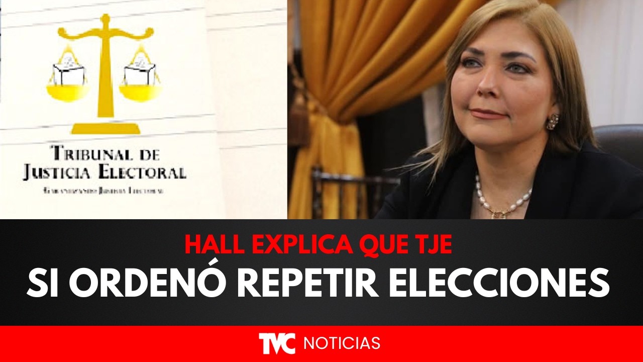 HALL explica que TJE si ordenó repetir elecciones en Guanaja