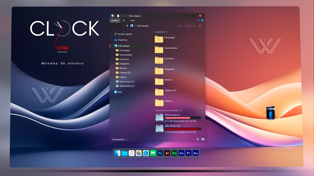 PERSONALIZA WINDOWS 10 Y 11 COMPLETO 2025