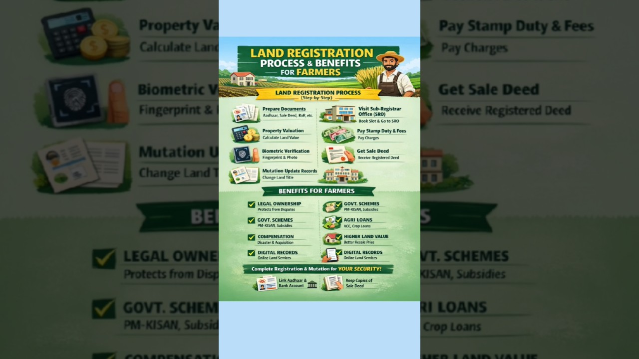 Farmer Land Registration 2026 | New Rules & Big Benefits I