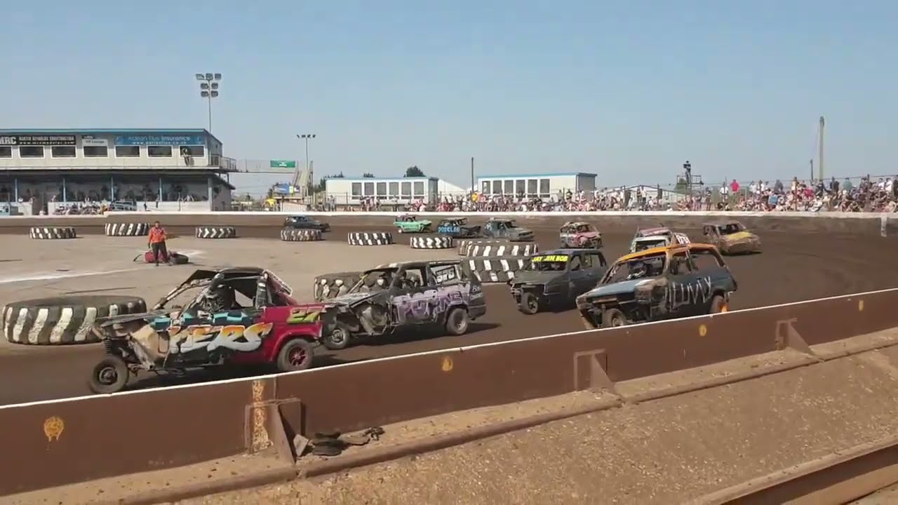 Kings Lynn Banger Racing Track - inc Del Boy 3 Wheeler Racing