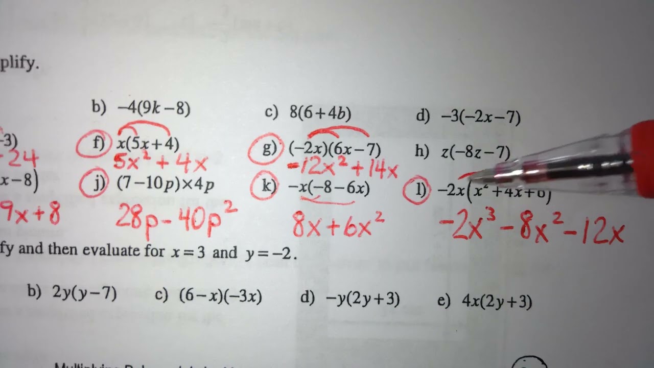 Grade 9 Math: Ch3_2: Pg20-23