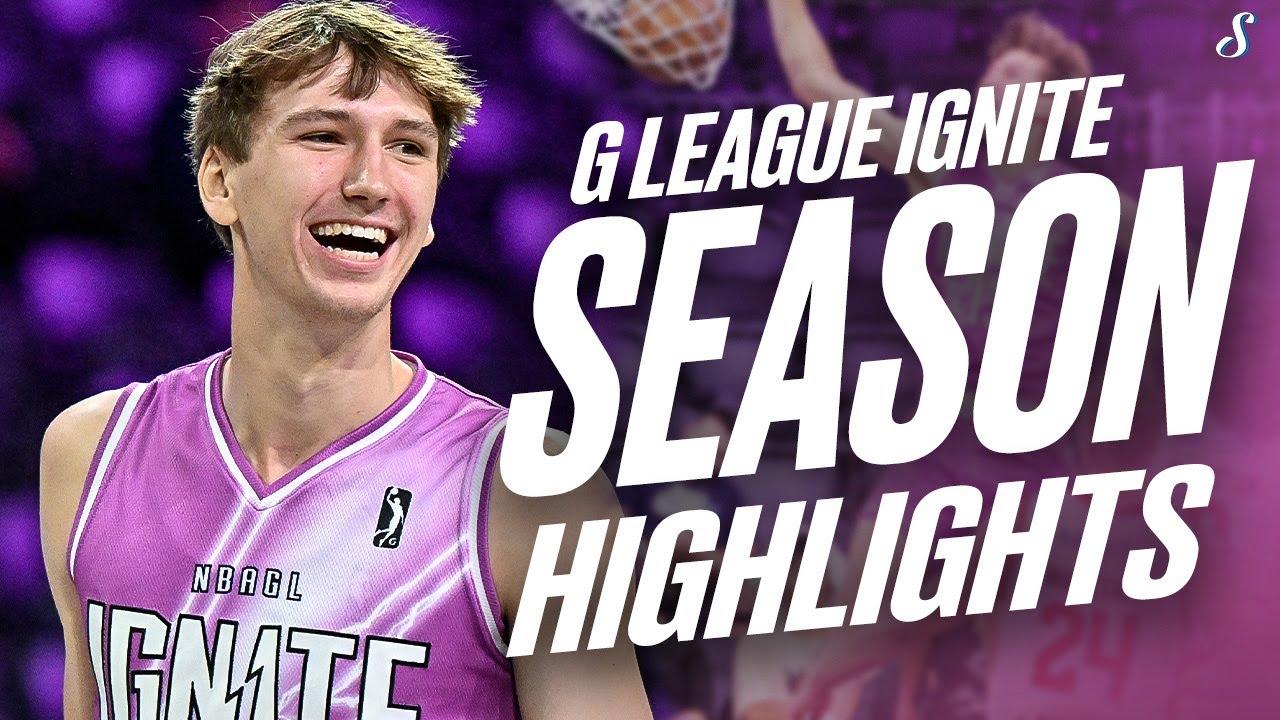 Матас Бузелис: ПОЛНЫЕ моменты сезона G League Ignite | 14,1 очка за игру 2,1 блок 44,5 процент с ...