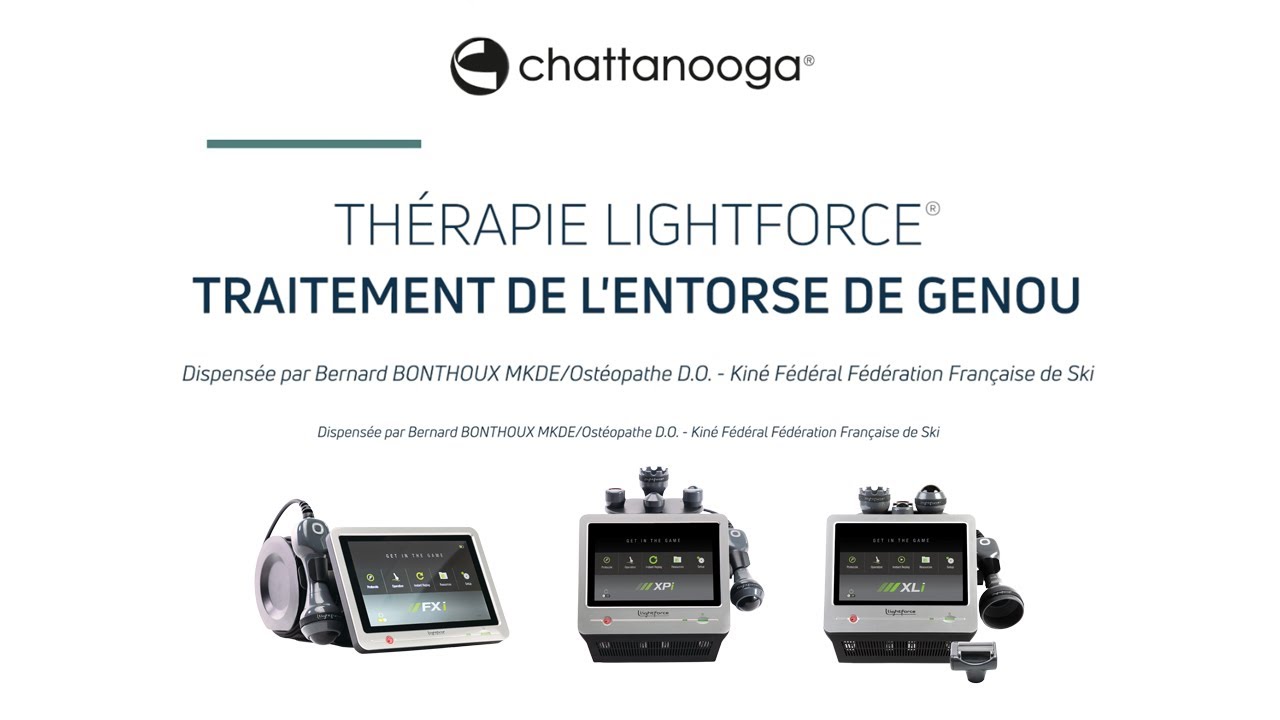 Formation - Traitement de l'entorse de genou avec la Thérapie LightForce® Chattanooga®