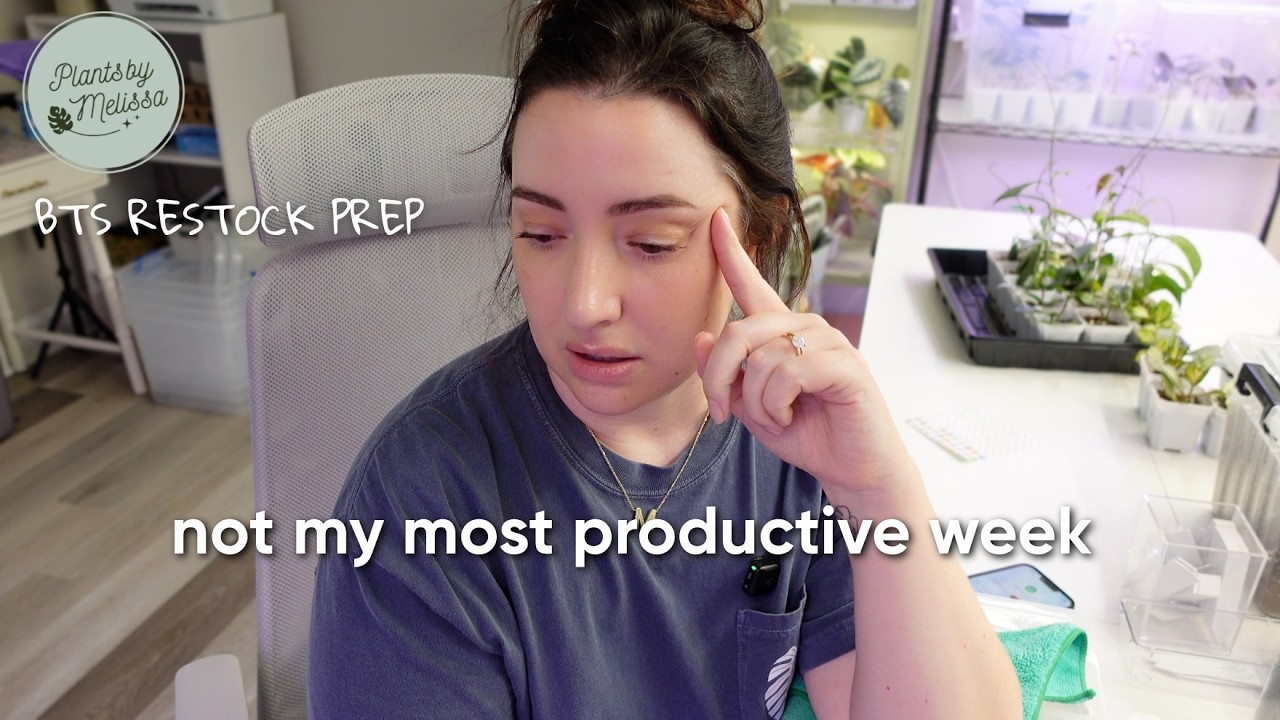 BTS Restock Prep 📸🌿 | Inside My Online Plant Shop (LONG VLOG)