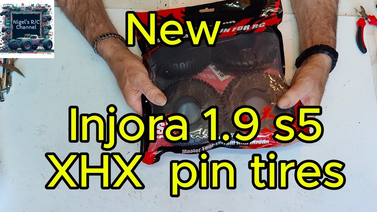 Injora  1.9 S5 XHX pin tire test