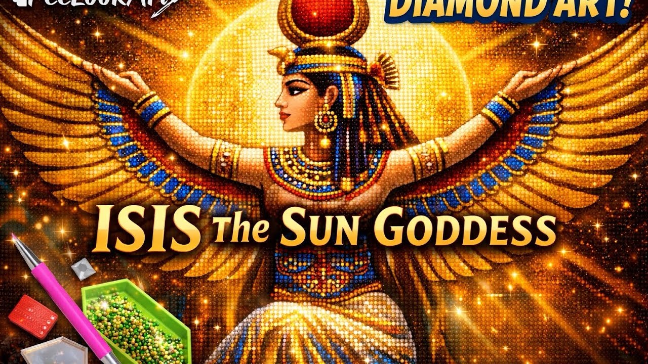 FeeLookArt Diamond Art | Isis the Sun Goddess Unboxing