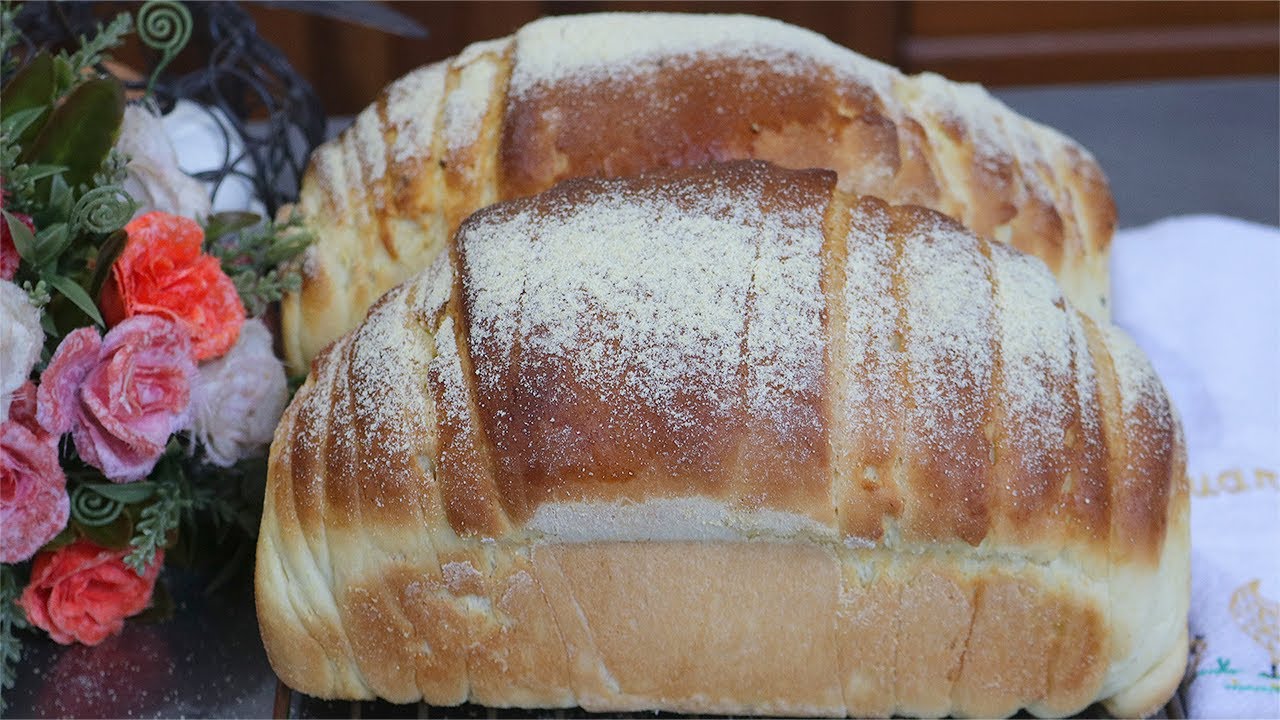 PÃO CASEIRO DE FUBÁ FOFINHO! VOCÊ FAZ COM POUCOS INGREDIENTES! RECEITA FÁCIL E ECONÔMICA