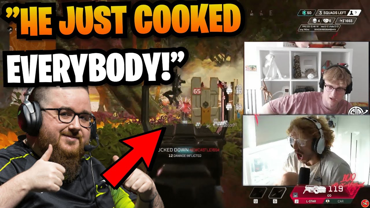 Mande & NiceWigg reacts KSWINNIIE going absolutely NUCLEAR on Fuse in ALGS Scrims! 😲
