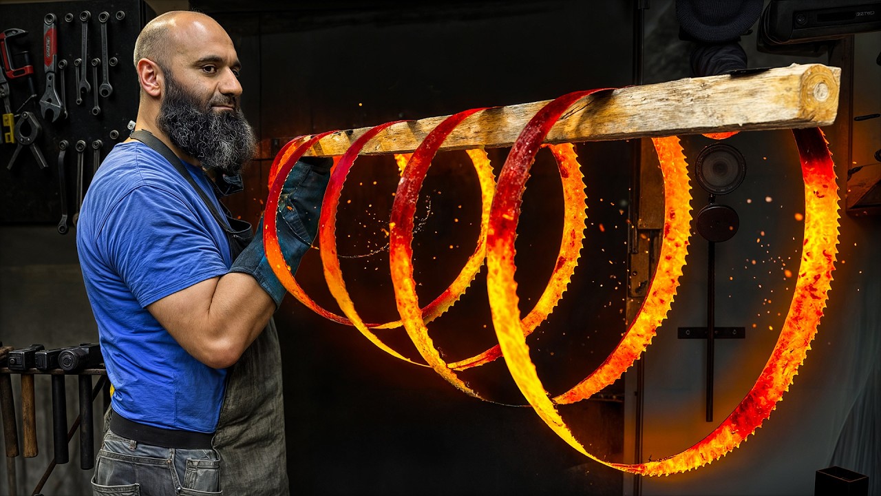 Turning a Bandsaw Blade into a Handmade Knife