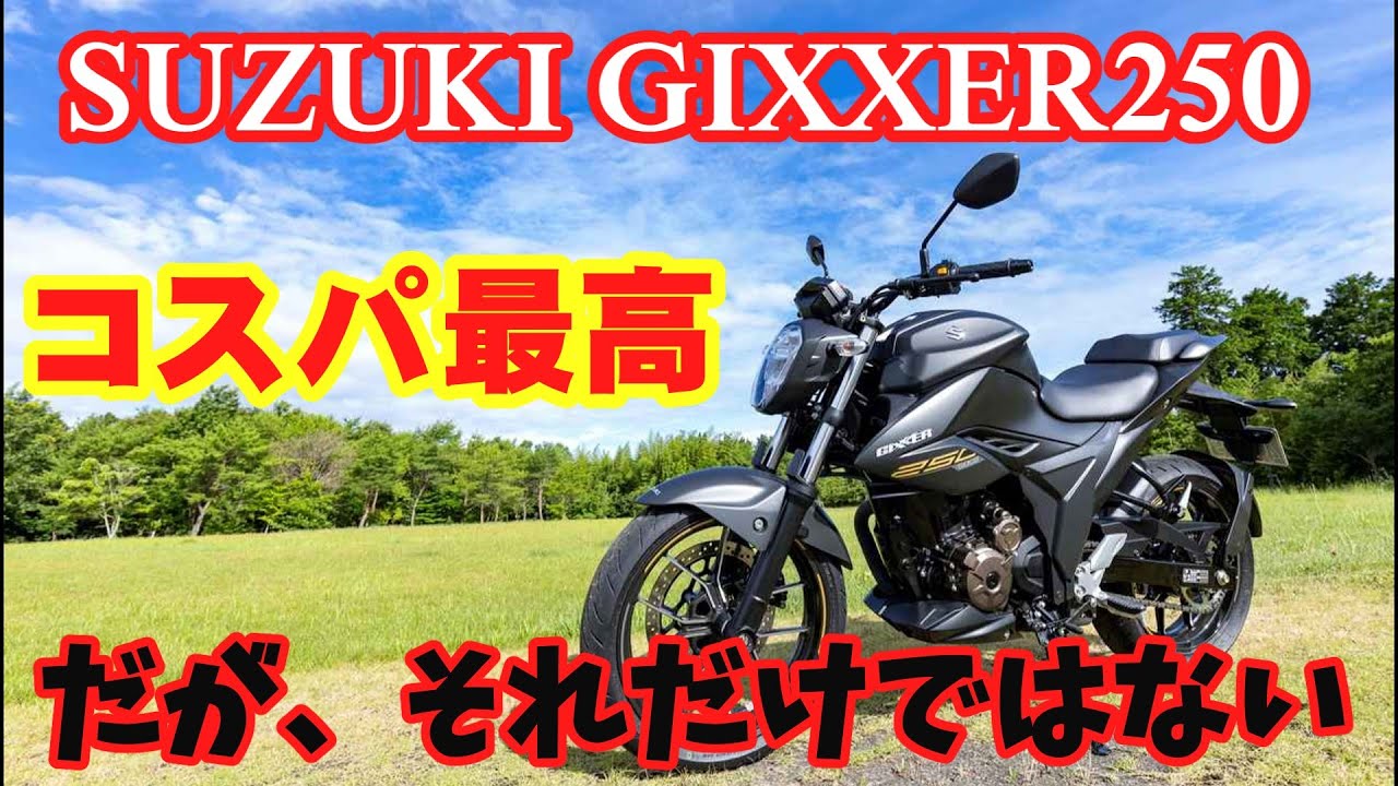 SUZUKI GIXXER250　原付を買うぐらいならコレではなかろーか。