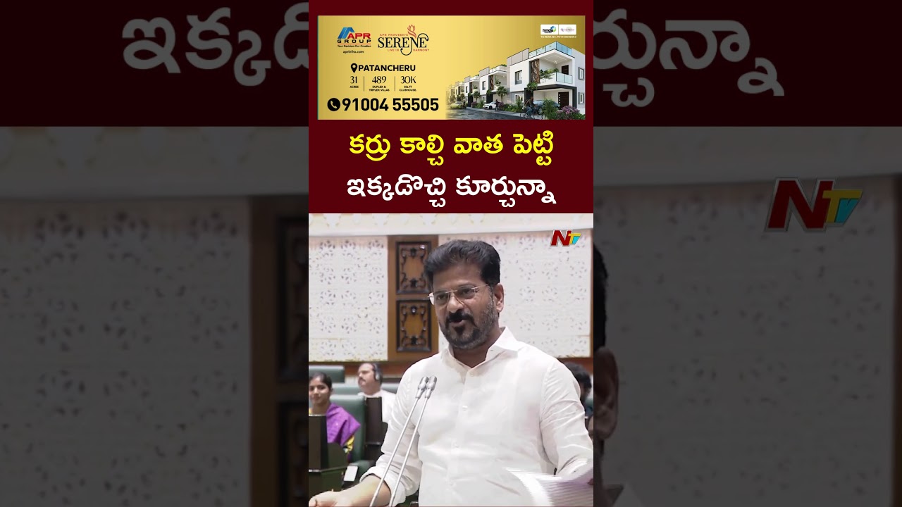 CM Revanth Reddy Satires InTelangana Assembly | NTV