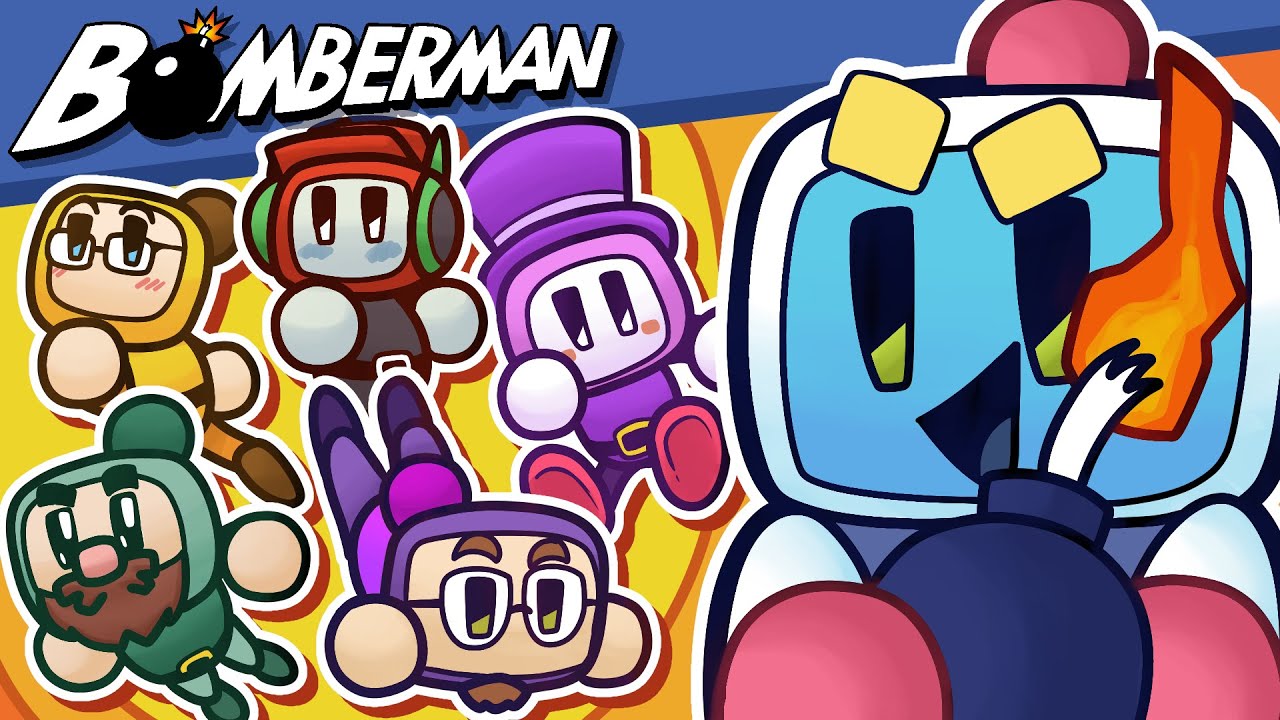 Die Buben spielen Bomberman mit mir!