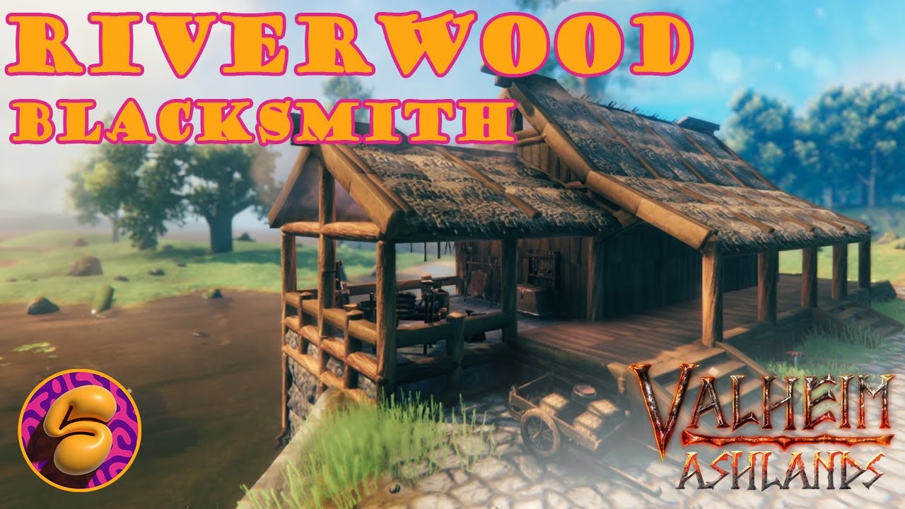 I built the Riverwood Smithy from Skyrim, but in Vanilla Valheim - this is what it looks like!