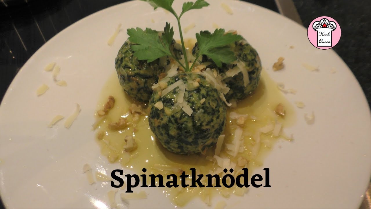 Spinatknödel mit Butter und Parmesan  |  Koch Queen