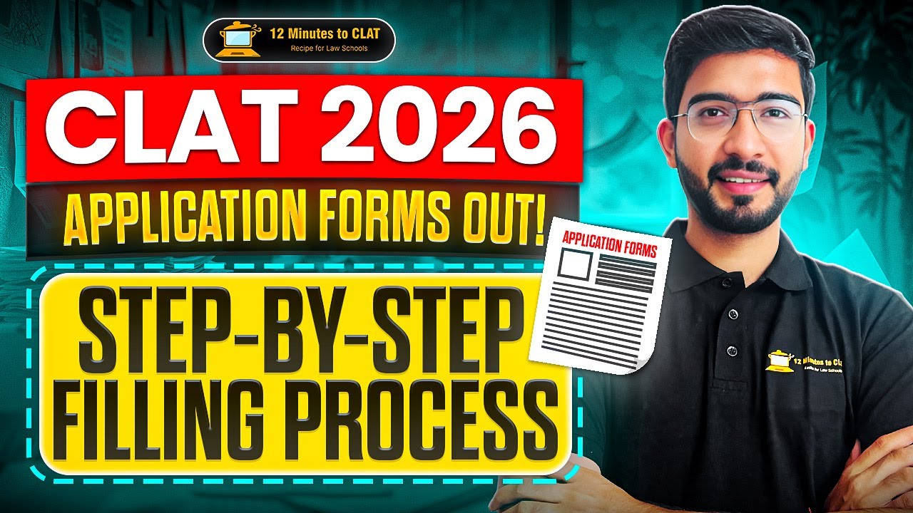 CLAT 2026 Application Forms Out I Step-By-Step Filling Process I Keshav Malpani