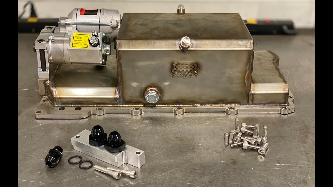 LS4 Oil Pan with Starter Relocation