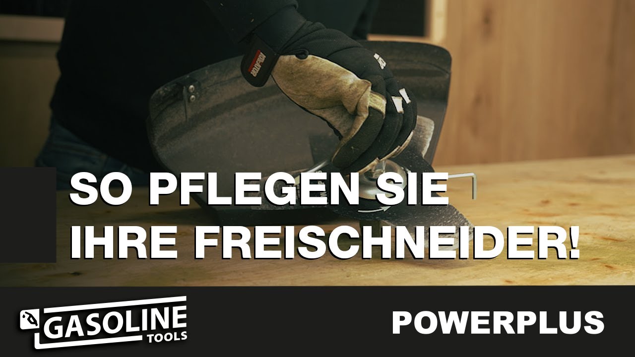 POWERPLUS - Wie pflege ich eine Benzin-Freischneider?