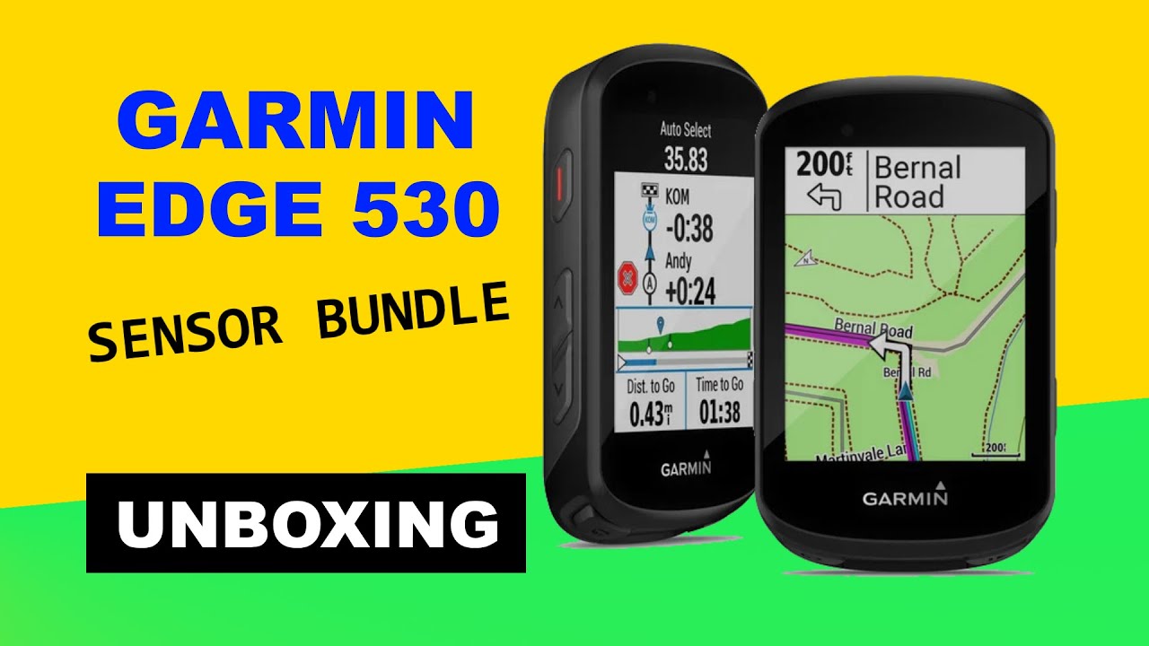Garmin Edge 530 Sensor Bundle Unboxing HD (010-02060-11)