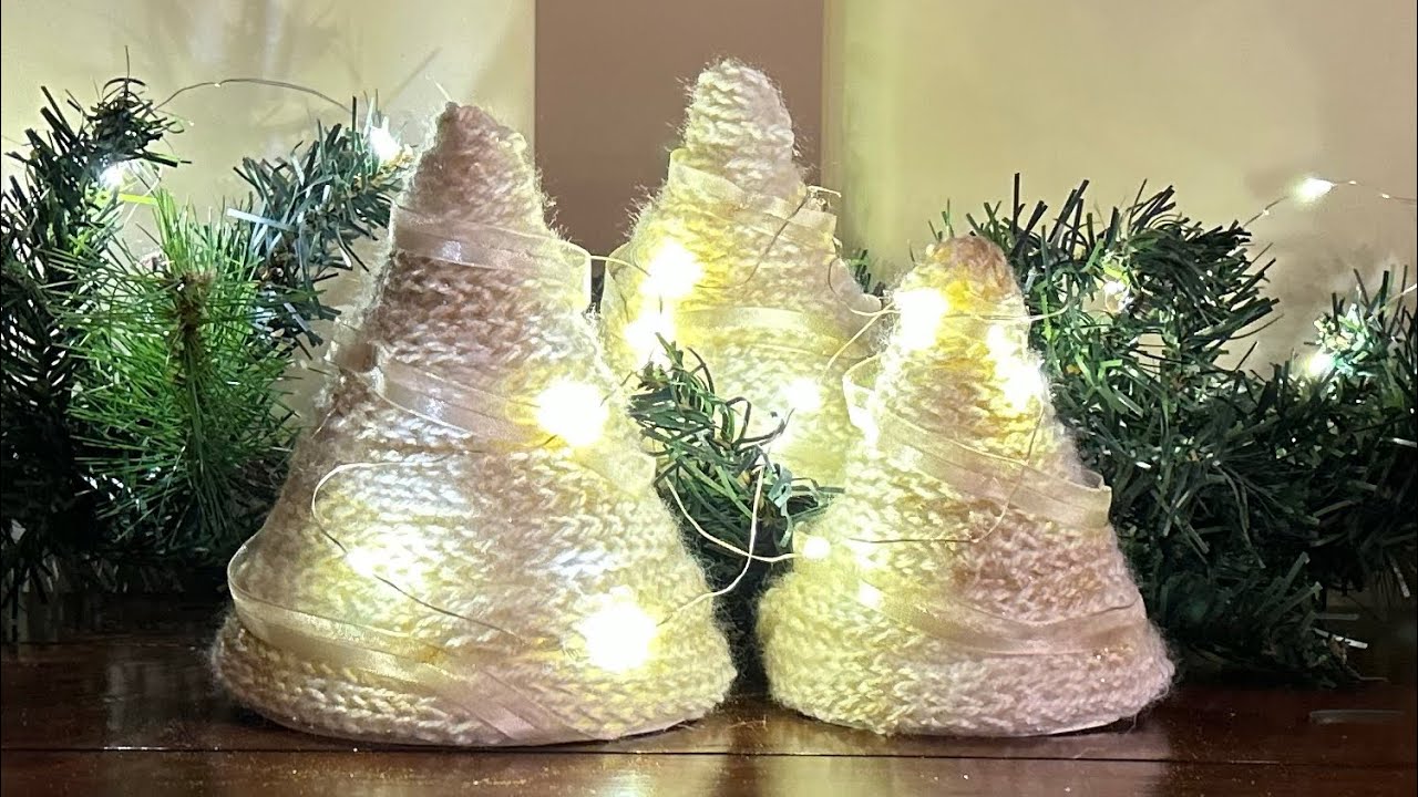Christmas Trees - Addi Egg / i cord fun!