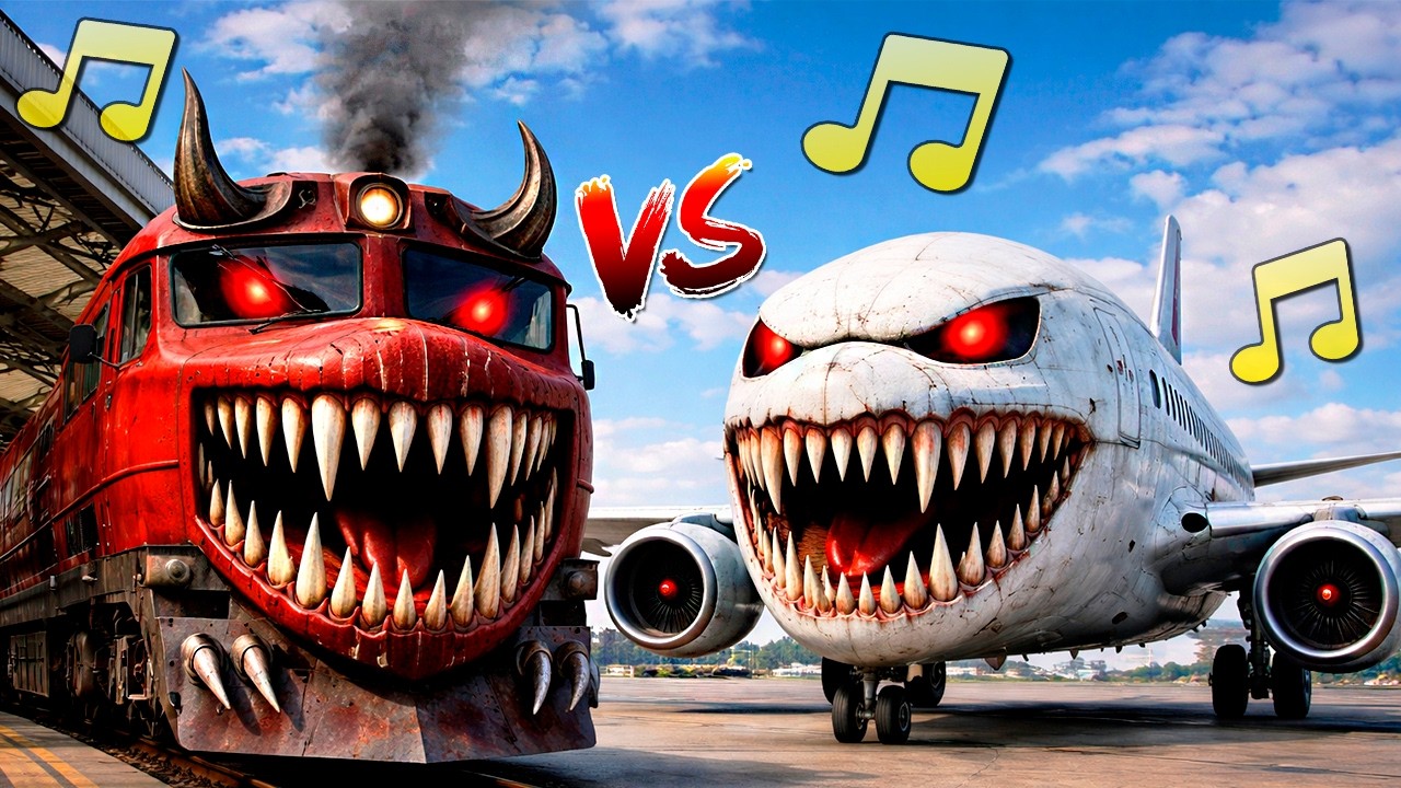 Train eater Vs Airplane eater SONG (Infected Sky)