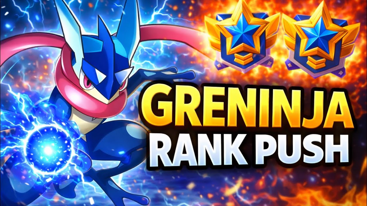 “Road to Master Rank Continues 🔥 | Greninja Gameplay Ep 9”#pokemon #roadtomaster #pokemonunite 