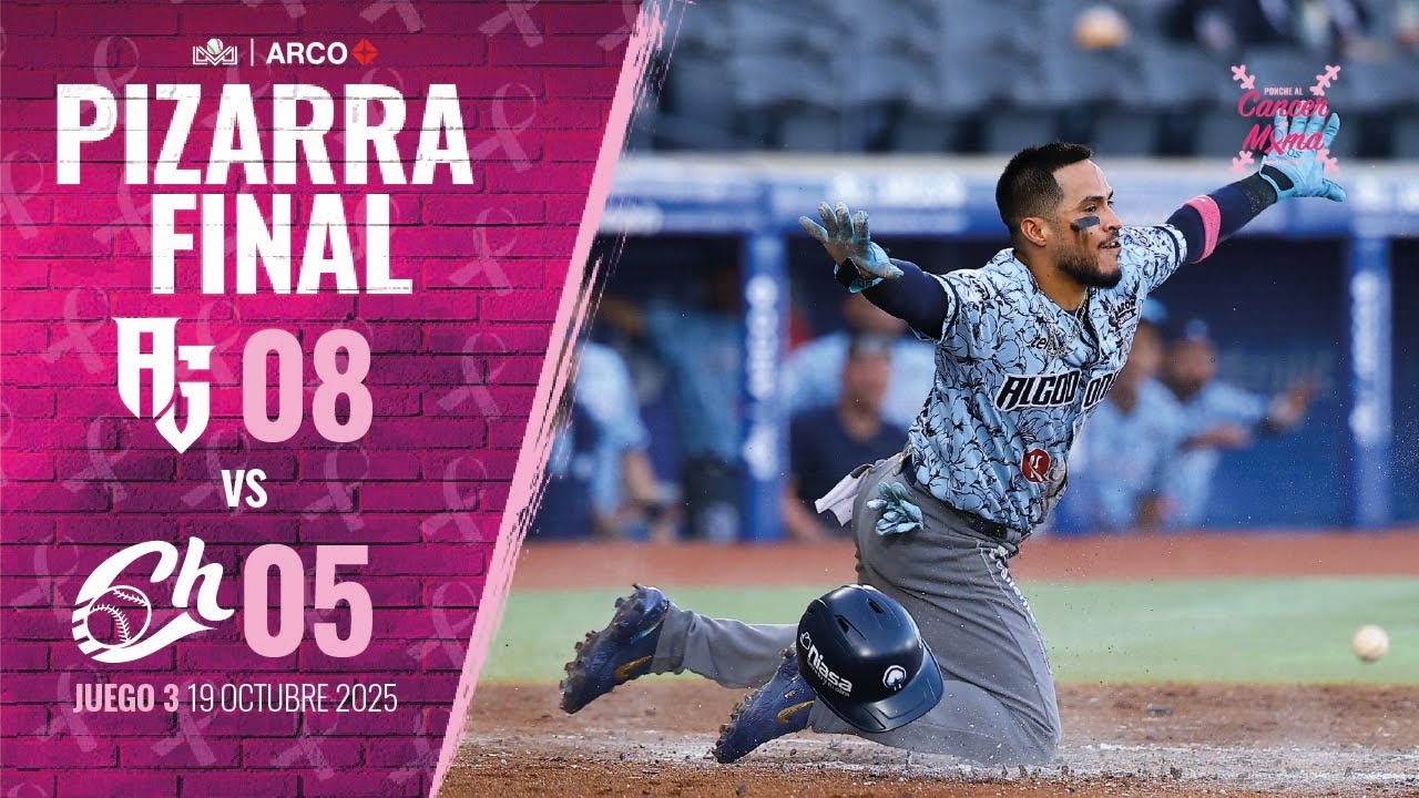 RESUMEN: Algodoneros de Guasave vs Charros de Jalisco | 19 de octubre de 2025