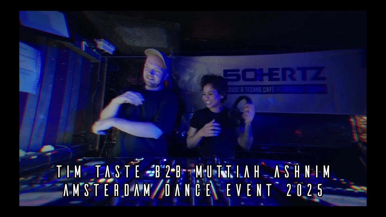 Minimal Techno Mix 2025 | Muttiah Ashnim B2B TiM TASTE @ Amsterdam Dance Event - 26.10.2025