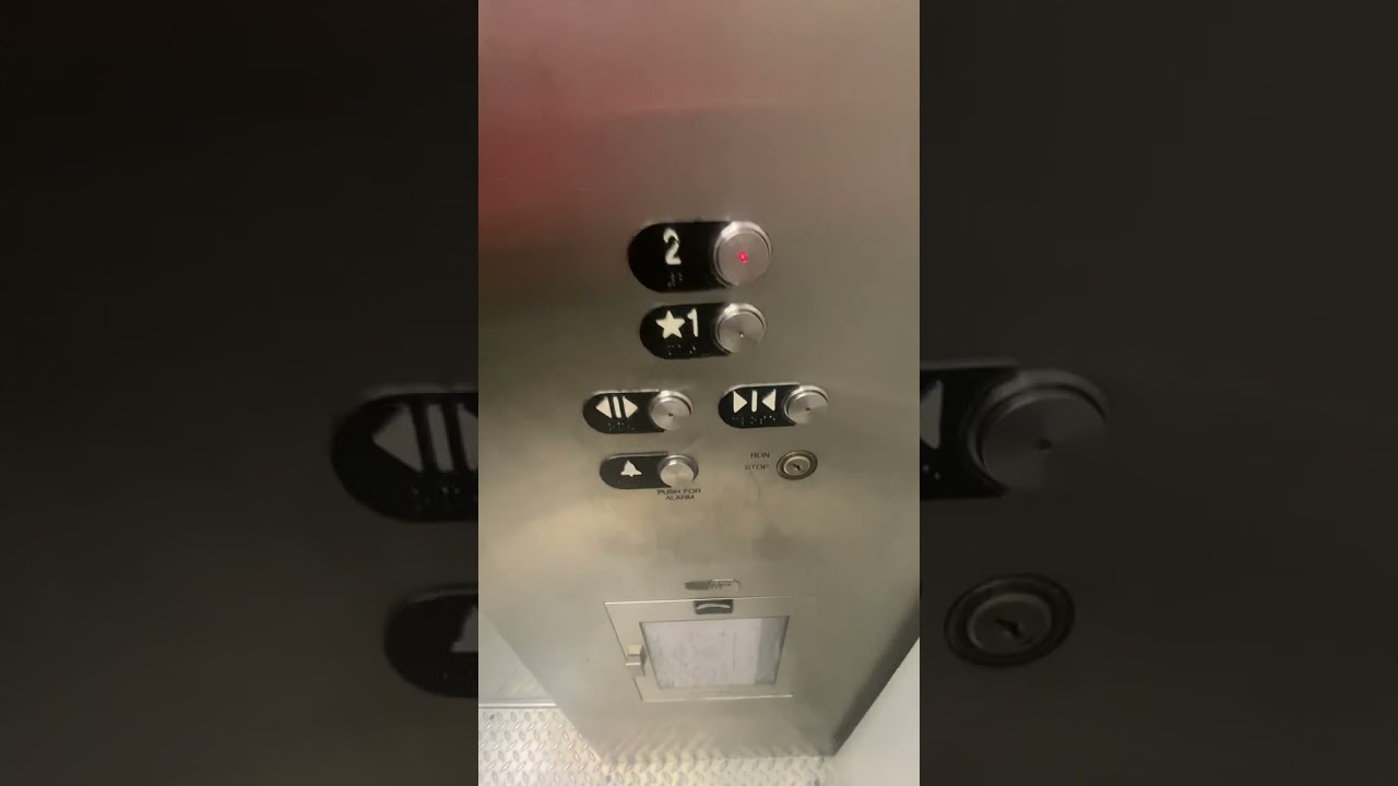 OTIS Series 4 Hydraulic Elevator at Silly Symphony Swings at Disney California Adventure Park