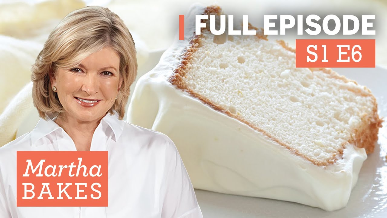 Martha Stewart Makes Angel Food Cake 3 Ways | Martha Bakes S1E6 