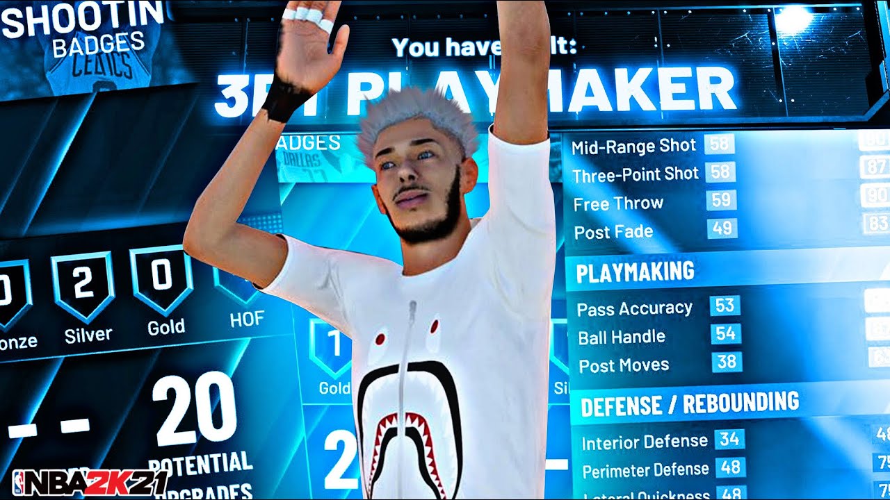 *New* BEST 3PT PLAYMAKER POINT GUARD BUILD ON NBA 2K21! 3PT PLAYMAKER WITH LOCKDOWN TAKEOVER