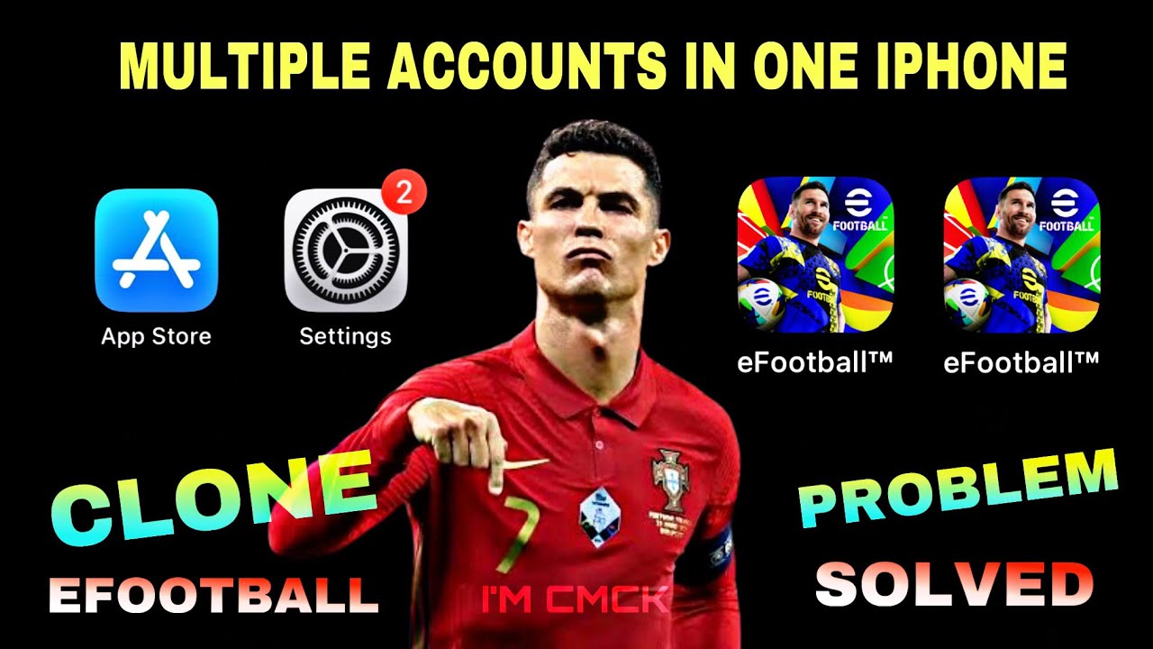 HOW TO USE 2 EFOOTBALL ACCOUNTS IN iOS? | USE MULTIPLE ACCOUNTS ON iOS! #efootball2025