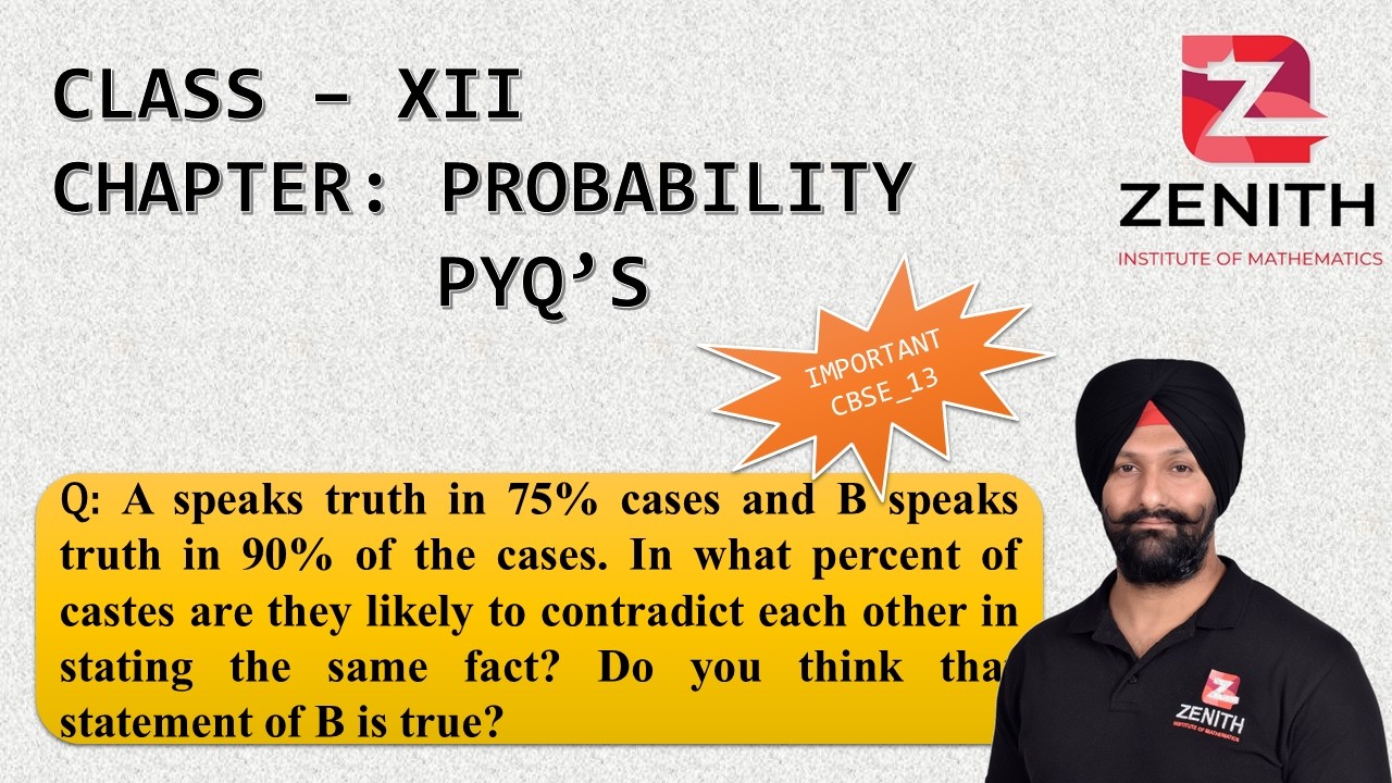 A speaks truth in 75% cases and B speaks truth in 90% of the cases. In what percent of castes are...