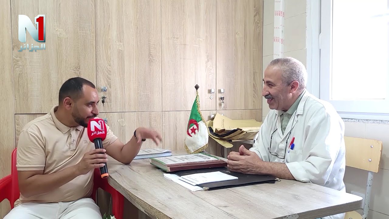 قناة الجزائر ان وان تكرم الأطباء بمستشفى بوفاريك بالبليدة